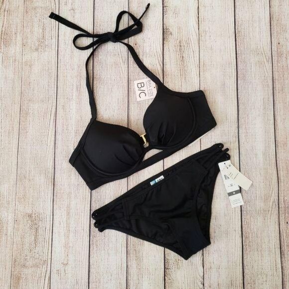 NWT Sundazed Scarlet Sasha Halter Bikini Top and Bottom Set - Picture 3 of 9